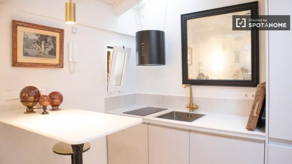 Apartamento de estúdio para alugar em Lavapiés, Madrid