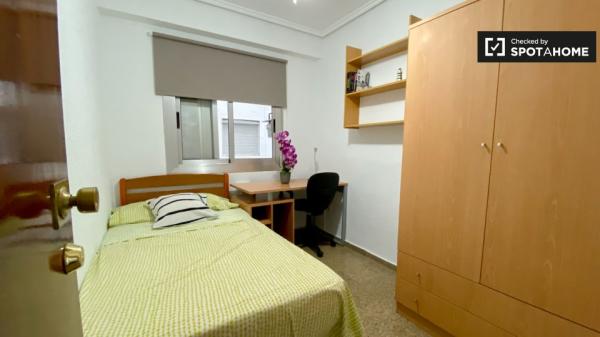 Habitación individual en alquiler, apartamento de 6 dormitorios, Algirós, Valencia