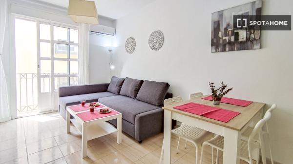 Apartamento de un dormitorio en alquiler en el centro de Málaga