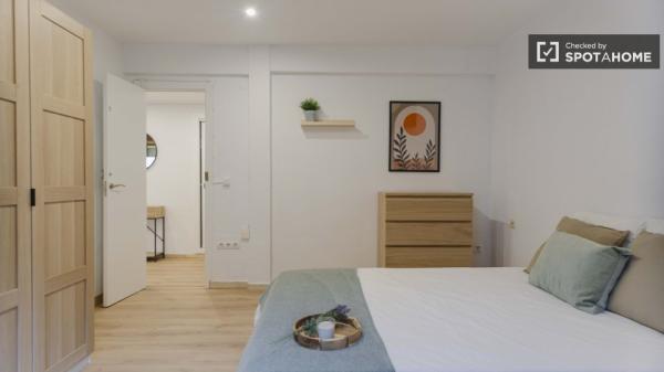 Dormitorio en piso compartido en Valencia