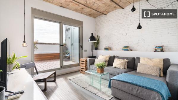 Apartamento entero de 1 dormitorio en Barcelona