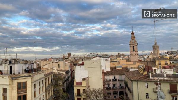 apartamento de 1 dormitorio en alquiler en Ciutat Vella, Valencia