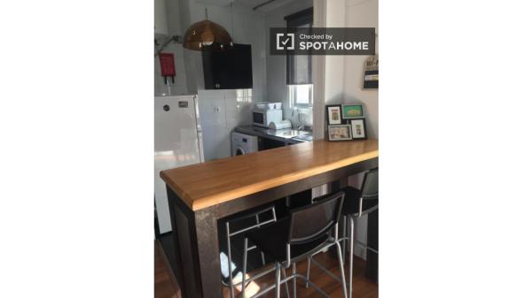 apartamento de 1 dormitorio en alquiler en Ciutat Vella, Valencia