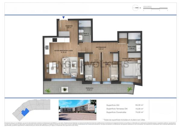 Dúplex en venta en calle Pau Casals