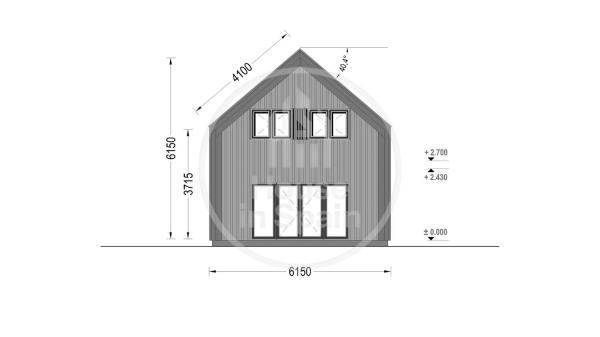 Chalet prefabricado 120m2