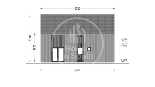 Chalet prefabricado 120m2