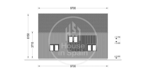 Chalet prefabricado 120m2