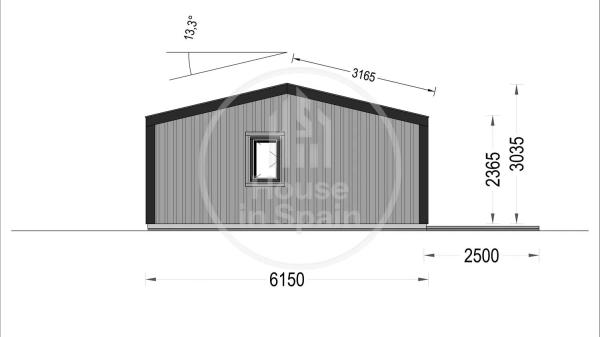 Chalet prefabricado 68m2