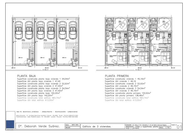 Chalet adosado en venta en calle Cano, 22