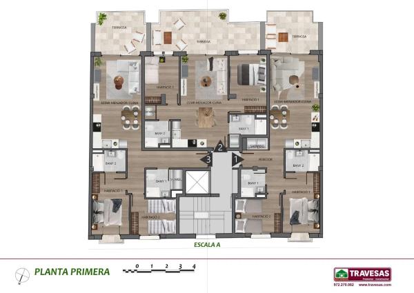 Piso en venta en Muralla, 4