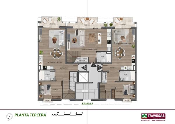 Dúplex en venta en Muralla, 4