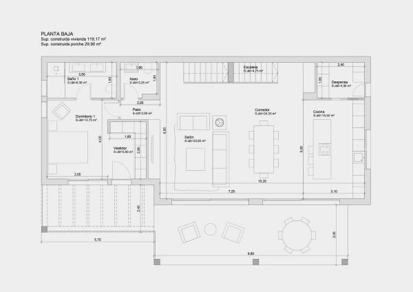 Chalet en Partida Comunes-Adsubia