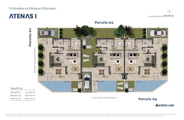 Chalet pareado en venta en calle Practicante Manuel Mora, C/Unión Musical Dolores y C/Concejala Trinidad Saura, 8