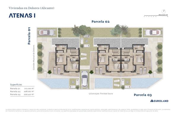 Chalet pareado en venta en calle Practicante Manuel Mora, C/Unión Musical Dolores y C/Concejala Trinidad Saura, 8