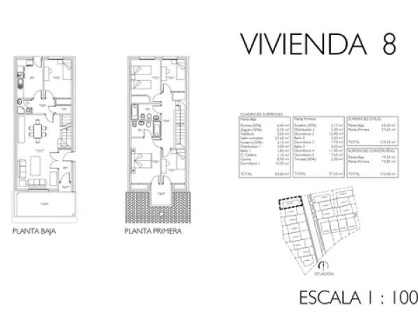 Chalet pareado en venta en del Calvario s/n