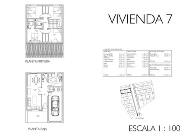Chalet pareado en venta en del Calvario s/n