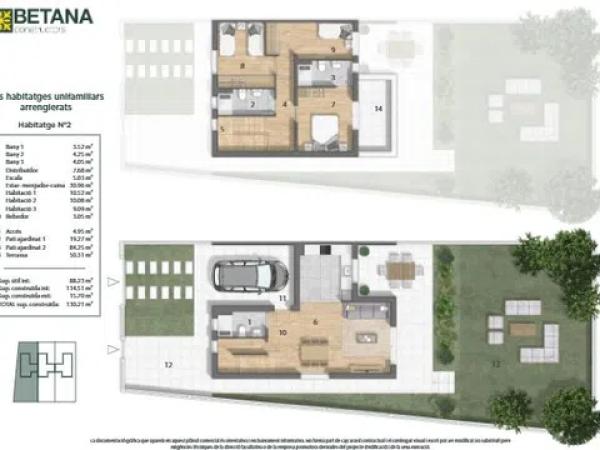 Chalet adosado en venta en Romaní 8-10-, 12