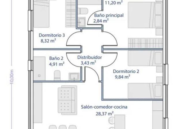 Casa o chalet independiente en venta en calle Maibalera, 6