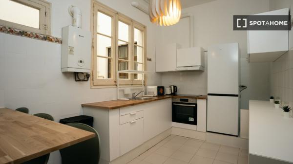 Habitación en piso compartido en barcelona.