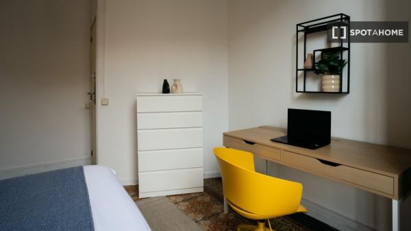 Habitación en piso compartido en barcelona.