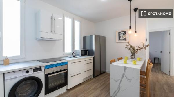 Habitación en piso compartido en madrid.