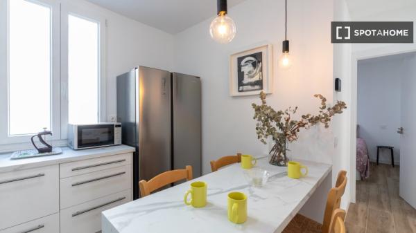 Habitación en piso compartido en madrid.