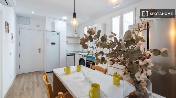 Habitación en piso compartido en madrid.